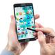 Person using Samsung Galaxy Note III with pointer... (thumbnail)