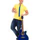 Smiling man with a guitar showing thumbs up... (thumbnail)