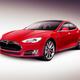 Tesla Model S 2014 red luxury sedan electric car... (thumbnail)