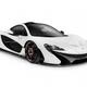 White 2014 McLaren P1 plug-in hybrid supercar... (thumbnail)