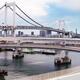 Highway ramp and the Rainbow bridge in Tokyo... (thumbnail)