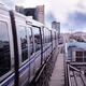 Yurikamome line train going through Odaiba Tokyo... (thumbnail)