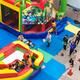 Children playground with inflatable rides in Japan... (thumbnail)
