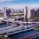 Bridges and highways connecting Tokyo and Odaiba... (thumbnail)