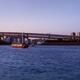 Panoramic view of the Rainbow bridge in Tokyo... (thumbnail)