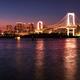 Twilight scenery of Rainbow bridge in Tokyo Japan... (thumbnail)