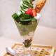 Matcha parfait in a glass... (thumbnail)