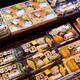 Packaged prepared sushi in Japanese store... (thumbnail)