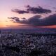 Beautiful panoramic sunset scenery of Tokyo Japan... (thumbnail)