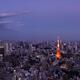 Twilight scenery of Tokyo tower and cityscape... (thumbnail)