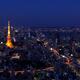 Tokyo Tower and highway in cityscape at night... (thumbnail)