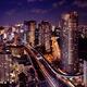 Tokyo city aerial nighttime view Japan... (thumbnail)