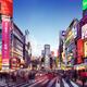 People crossing street in Shibuya Tokyo, busies street intersection in... (thumbnail)