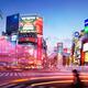 Intersection Shibuya Tokyo colorful lights... (thumbnail)