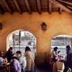 People eating on balcony of a restaurant... (thumbnail)