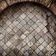 Old rustic stone wall with brick arch grungy texture... (thumbnail)