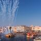 People watching show with fireworks at Tokyo Disneysea... (thumbnail)