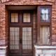Vintage door of brick house... (thumbnail)