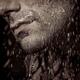 Closeup of mans chin with stubble... (thumbnail)
