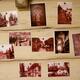 Vintage pictures pinned to wooden wall... (thumbnail)