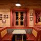 Table and benches at Mexican restaurant... (thumbnail)