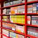 Manga comics books in a store... (thumbnail)