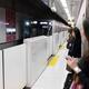 Tokyo Metro subway train arriving to platform... (thumbnail)
