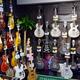 Les Paul guitars in a store... (thumbnail)