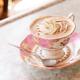 Porcelain cup of hot chocolate with cream... (thumbnail)