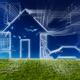 Connected home and electric car digital concept... (thumbnail)