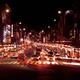 Traffic on Shijo dori street in Kyoto at night... (thumbnail)