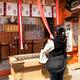 Woman at Jishu Jinja matchmaking shrine of Kiyomizu-dera in Kyoto... (thumbnail)