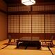 Japanese tea table chabudai at ryokan... (thumbnail)