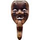 Okina Japanese happy old man wooden mask... (thumbnail)