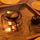 Food cooked on fire in Japanese historic house... (thumbnail)