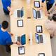 People at Apple store trying new MacBooks... (thumbnail)