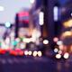 Abstract out-of-focus nighttime Tokyo city scenery... (thumbnail)