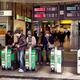 JR train station turnstiles in Tokyo... (thumbnail)