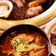 Closeup of food in a Japanese grill restaurant... (thumbnail)