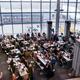People in waiting area of Toronto Pearson airport... (thumbnail)