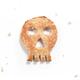 Skull made of toasted bread... (thumbnail)