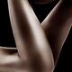 Sexy nude woman legs on black... (thumbnail)
