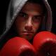 Artistic portrait of a boxer... (thumbnail)