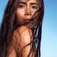 Sensual beauty portrait of young exotic woman with long wet dark hair... (thumbnail)