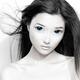 Cute anime girl with big blue eyes artistic portrait... (thumbnail)
