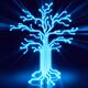 Digital tree made of glowing circuits... (thumbnail)