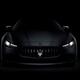 Maserati Ghibli S Q4 luxury car on black... (thumbnail)