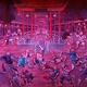 Artwork of Shaolin monks practicing in front of the Temple... (thumbnail)