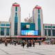 Train station in Zhengzhou China... (thumbnail)