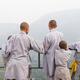 Young Shaolin monks at mount Song in China... (thumbnail)